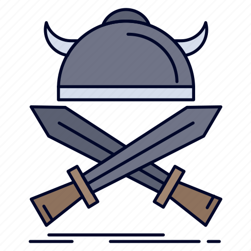 Battle, emblem, swords, viking, warrior icon - Download on Iconfinder