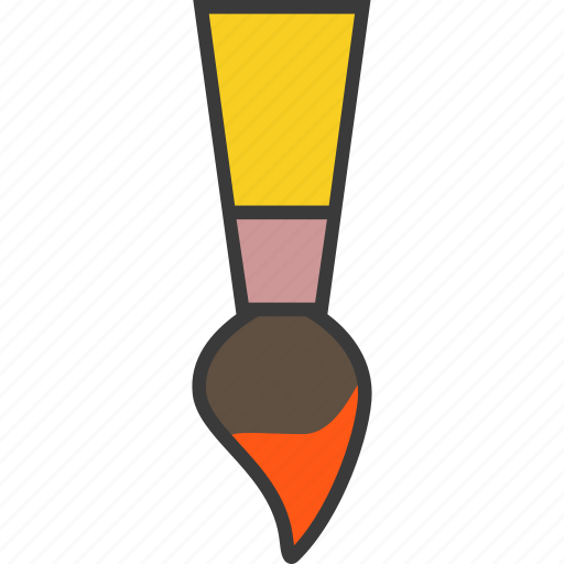 Brush, design, paint, paint brush icon - Download on Iconfinder
