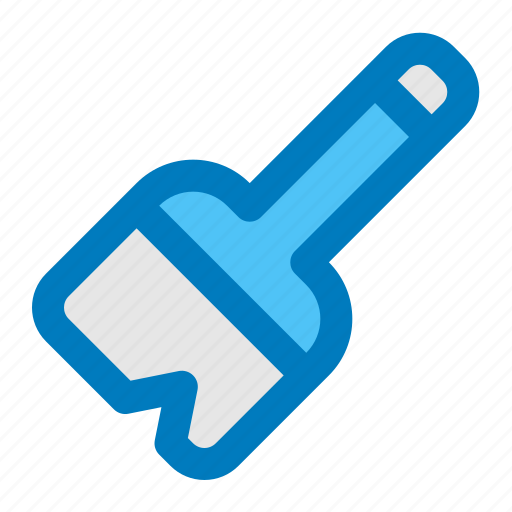 Brush, household brush, painting, paint, tool icon - Download on Iconfinder
