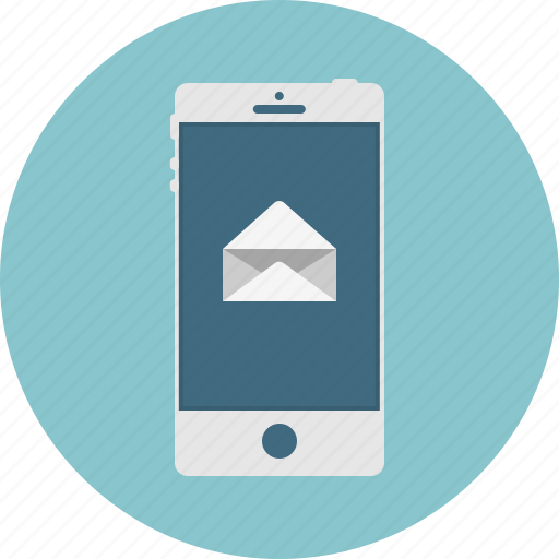Email, mail, mobile, new, open, smart phone icon - Download on Iconfinder