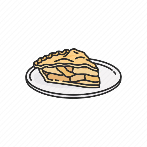Apple pie, cake, dessert, food, pie, snack icon - Download on Iconfinder