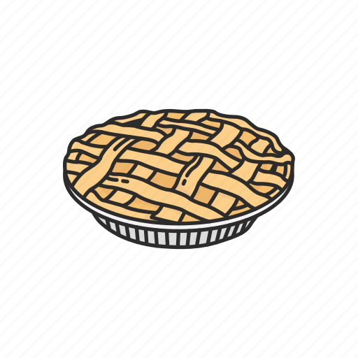 Apple pie, dessert, food, pie, pie dough, snack icon - Download on Iconfinder