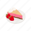 cake, dessert, pie, snack, strawberry, strawberry pie 