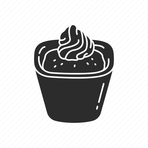 Bake, cream, custard, dessert, egg cream, food icon - Download on Iconfinder