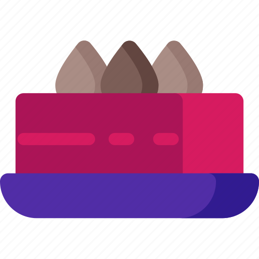 Cake, chocolate, cream, dessert, party, slice, sweet icon - Download on Iconfinder