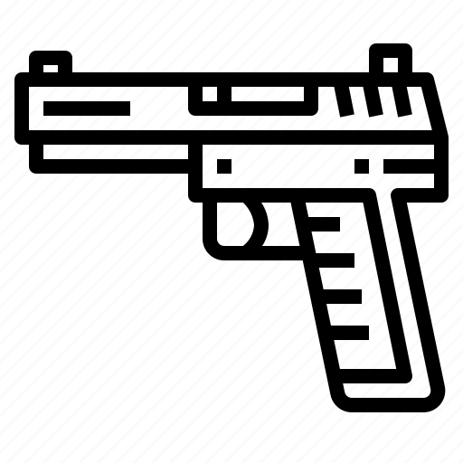 Gun, handgun, pistol, weapon icon - Download on Iconfinder