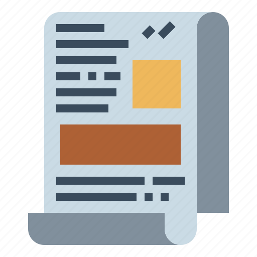 Communications, journal, news, newspaper icon - Download on Iconfinder