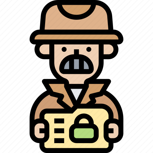 Confidential, classified, secret, document, detective icon - Download on Iconfinder