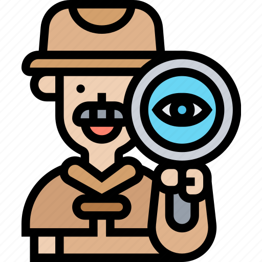 Detective, spy, investigation, officer, police icon - Download on Iconfinder