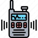 radio, talkie, walkie, communication, frequency