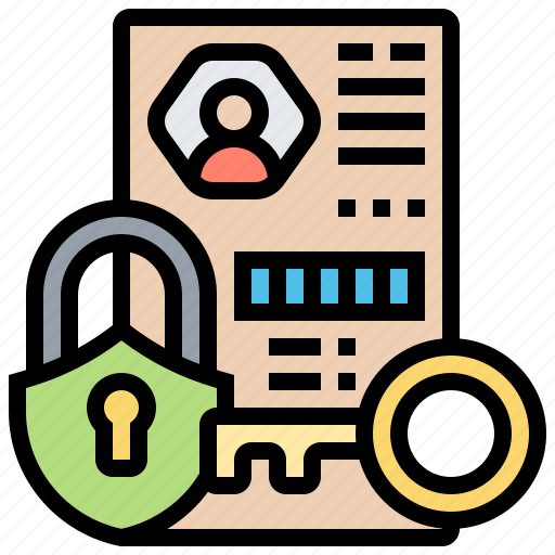 Confidential, document, key, locked, secret icon - Download on Iconfinder