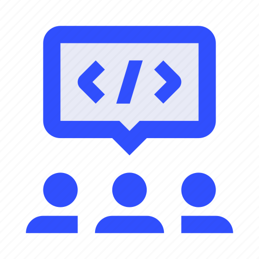 Bubble, code, conference, discussion, meeting, meetup, programming icon - Download on Iconfinder