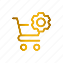 ecommerce, shopping, cart, online, configuration, gear