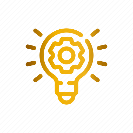 Idea, innovation, realization, creativity, gear icon - Download on Iconfinder
