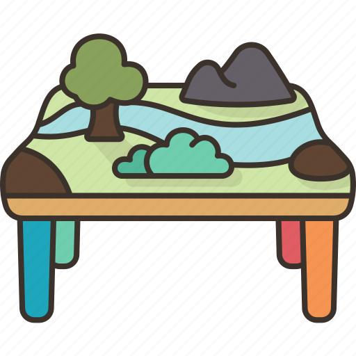 Jungle, table, furniture, children, play icon - Download on Iconfinder