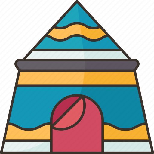 Tent, kids, playhouse, indoor, play icon - Download on Iconfinder