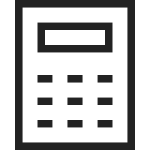 Calculate, calculator, math, device, technology icon - Free download