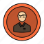 avatar, business, human, man, person, profile, user 
