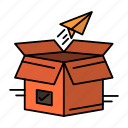 box, business, package, product, release, shipping, startup