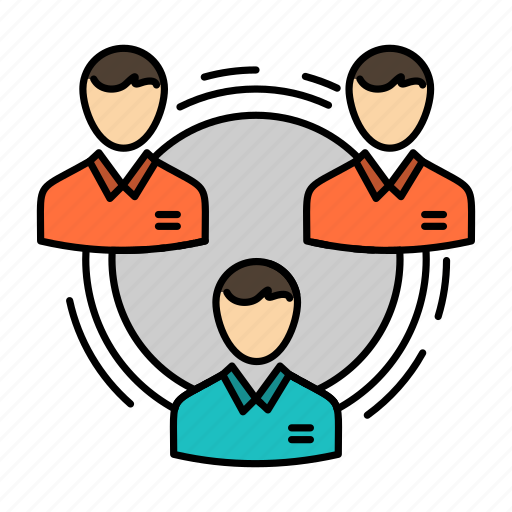 Business, communication, hierarchy, people, social, structure, team icon - Download on Iconfinder