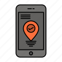 location, navigation, pointer, smartphone
