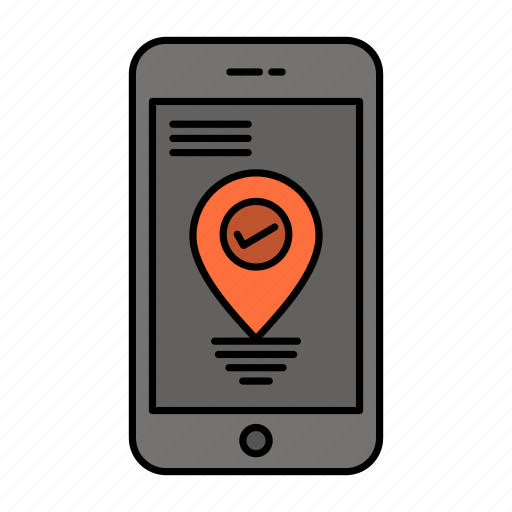 Location, navigation, pointer, smartphone icon - Download on Iconfinder