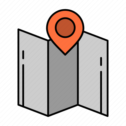 Direction, location, map, navigation, pointer icon - Download on Iconfinder