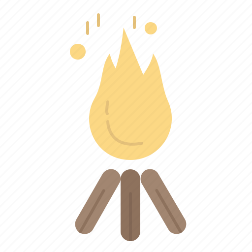 Bonfire, camp, camping, fire, flame icon - Download on Iconfinder