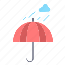 camping, rain, safety, umbrella, weather