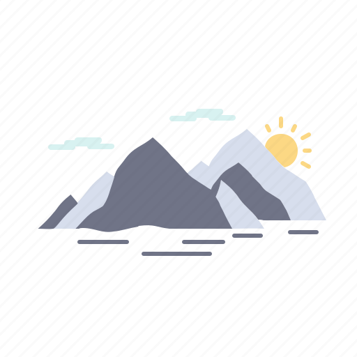 Evening, hill, landscape, mountain, nature icon - Download on Iconfinder