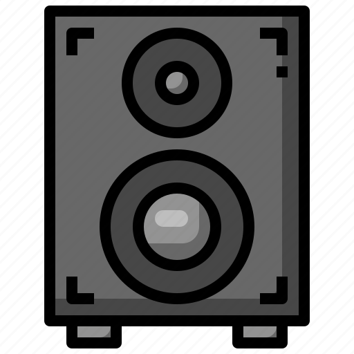 Speaker, music, subwoofer, woofer, loudspeaker icon - Download on Iconfinder