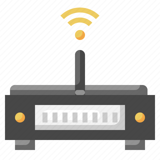 Router, wifi, signal, wireless, internet, modem icon - Download on Iconfinder