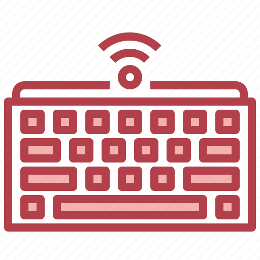 Keyboard, computing, wifi, keys, technology icon - Download on Iconfinder