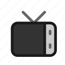 tv, television, vintage, old, antenna, show, channel