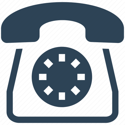 Device, telephone, phone, call, stationary, disc icon - Download on Iconfinder