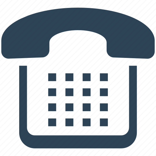 Device, telephone, phone, call, retro, stationary icon - Download on Iconfinder