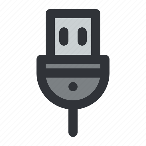 Device, cable, computer, connection, usb icon - Download on Iconfinder