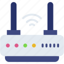wi, fi, router, hotspot, modem, internet, connection, signal