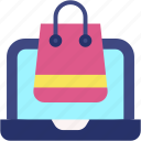 online, store, shopping, bag, ecommerce, computer, commerce, and