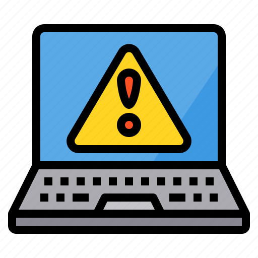 Device, laptop, service, technology, warning icon - Download on Iconfinder