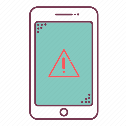 Devices, error, mobile, phone, sign, smartphone, warning icon - Download on Iconfinder