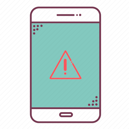 Devices, error, mobile, phone, sign, smartphone, warning icon - Download on Iconfinder