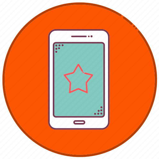 Devices, favorite, mobile, phone, sign, smartphone, star icon - Download on Iconfinder