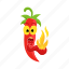 pepper, tongue, chili, spicy, burns, flam 
