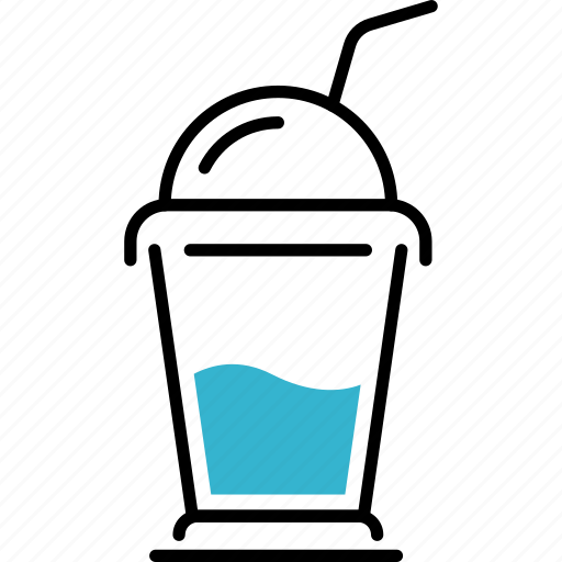 Glass, milkshake, drink, shake, milk icon - Download on Iconfinder