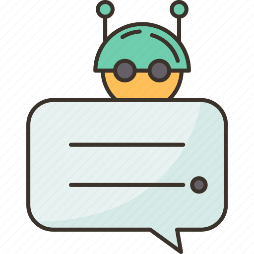 Chatbot, automatic, conversation, query, service icon - Download on Iconfinder