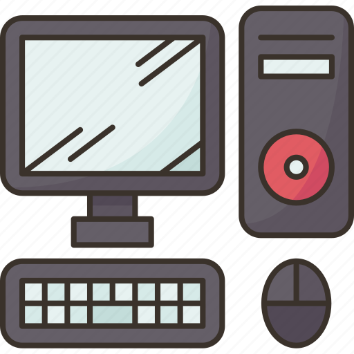 Computer, desktop, monitor, office, electronic icon - Download on Iconfinder