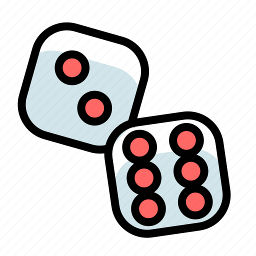 Casino, dice, double, gambling, game icon - Download on Iconfinder