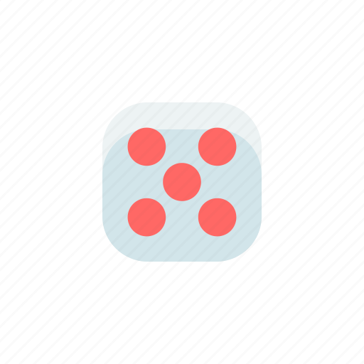 Casino, dice, five, gambling, game icon - Download on Iconfinder