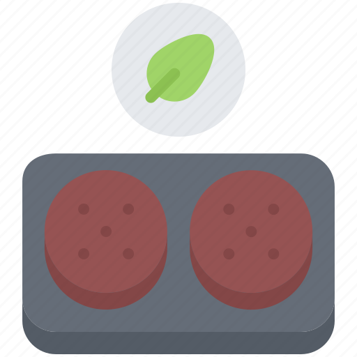 Burger, diet, meat, raw, soy, vegan, vegetarian icon - Download on Iconfinder